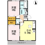 コンフォールⅡ号館の間取り画像