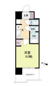 セレニテ三宮プリエの間取り画像