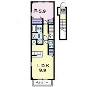 エスポワールの間取り画像