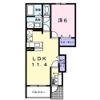 ルシヨン A棟の間取り画像