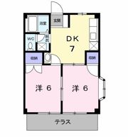 コーポシャインⅡの間取り画像