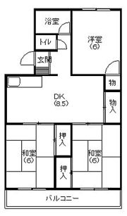 寿マンションCの間取り画像