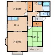 アンソレイユK Iの間取り画像
