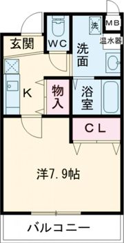 フィール白い雲の間取り画像