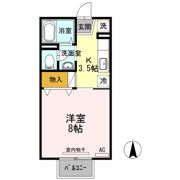 シャレード連島の間取り画像