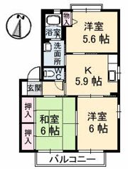 トレランス B棟の間取り画像