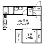 ポラリス小田部の間取り画像