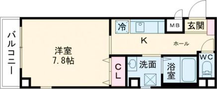エスポアシティ神戸の間取り画像