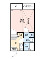 コンフォートベネフィス周船寺の間取り画像