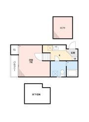 コンフォートベネフィス西新東の間取り画像