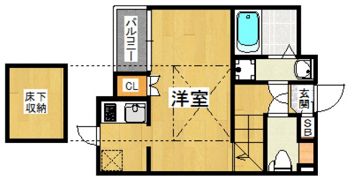 CB福津リンドの間取り画像
