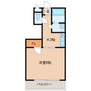 バンベール清水IIの間取り画像