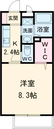 ウッズ，ヒルの間取り画像