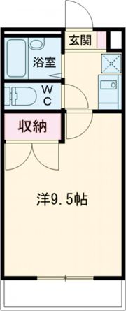 Pine Well駅前A棟の間取り画像