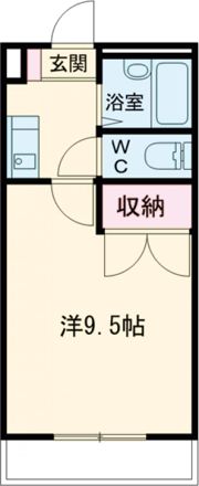 Pine Well駅前A棟の間取り画像
