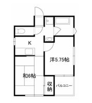 東條ハイツの間取り画像