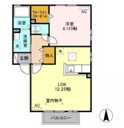 セジュールKIYO Aの間取り画像