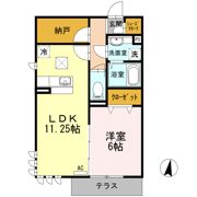 クレール ド ルネの間取り画像