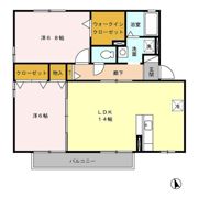 シャルマン松橋 Aの間取り画像