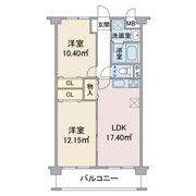 レージュ竹の山の間取り画像