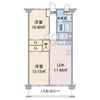 レージュ竹の山の間取り画像