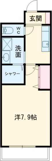 クロノス44熊大北の間取り画像