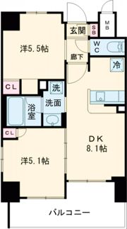 エステムプラザ神戸西IVインフィニティの間取り画像