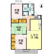 セジュールワヤマ Bの間取り画像