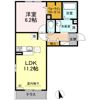 D-room花梨 A棟の間取り画像