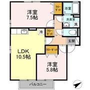 ラ リビエール ヴィラージュの間取り画像