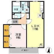 リベリュール富の原 Ⅰ棟の間取り画像