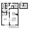 エスポワールLeiの間取り画像