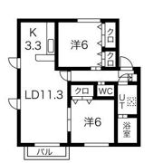 プレミエール真栄IIの間取り画像