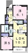フリーデⅡの間取り画像