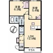 シャーメゾン小泉 B棟の間取り画像