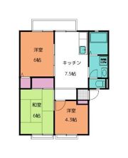 エレガンス幕山台Bの間取り画像