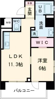 セジュール小牧の間取り画像