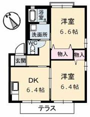 ディアス B棟の間取り画像