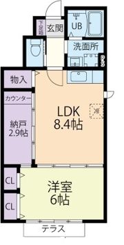 Sunny Flat（サニーフラット）の間取り画像