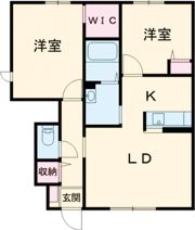 シャーメゾンロージーBの間取り画像