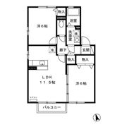 リジェール Aの間取り画像