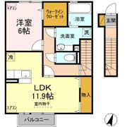シュタットみどりの Bの間取り画像