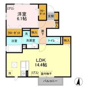 ヴィクトワール常総ABの間取り画像