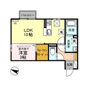 エムアンドエス 駅南の間取り画像