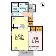 メルベーユ東中野 Ⅱの間取り画像