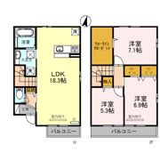 アビタシオンJINの間取り画像