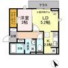 D-room F.京町の間取り画像