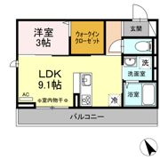 D-room F.京町の間取り画像
