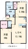 ローアレーガー鳥栖の間取り画像