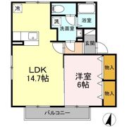 フレンドリースクエア桜 C棟の間取り画像